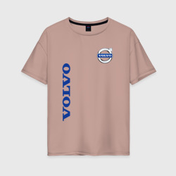 Женская футболка хлопок Oversize Volvo