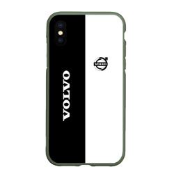 Чехол для iPhone XS Max матовый Volvo