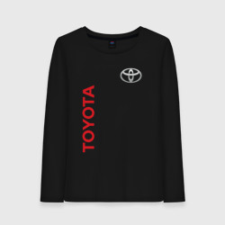 Женский лонгслив хлопок Toyota