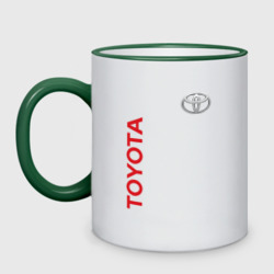 Кружка двухцветная Toyota