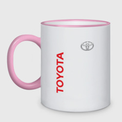 Кружка двухцветная Toyota