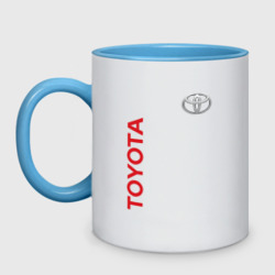 Кружка двухцветная Toyota