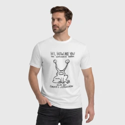 Мужская футболка хлопок Hi, How Are You - фото 2