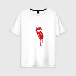 The Rolling Stones – Женская футболка хлопок Oversize с принтом купить со скидкой в -16%