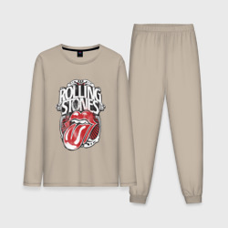 Мужская пижама с лонгсливом хлопок The Rolling Stones