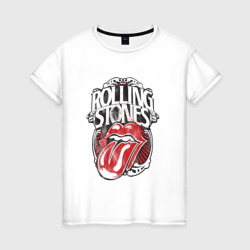 Женская футболка хлопок The Rolling Stones