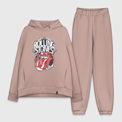 Женский костюм хлопок Oversize The Rolling Stones