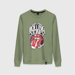 Женский свитшот хлопок The Rolling Stones