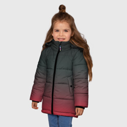 Зимняя куртка для девочек 3D Red Carbon - фото 2