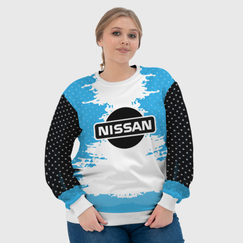 Женский свитшот 3D Nissan - фото 6