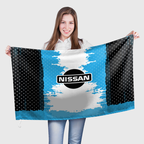 Флаг 3D Nissan