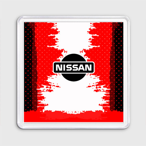 Магнит 55*55 Nissan