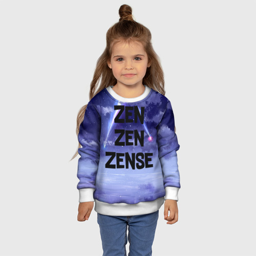 Детский свитшот 3D Zen, цвет 3D печать - фото 7