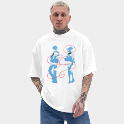 Мужская футболка Oversize хлопок texturе Твое имя - фото 2