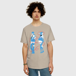 Мужская футболка хлопок Oversize Твое имя - фото 2