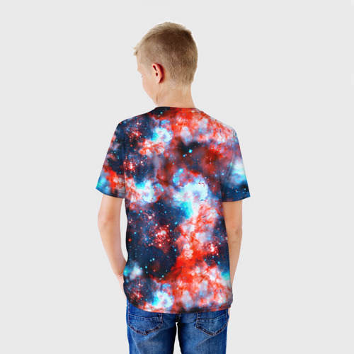 Детская футболка 3D Звёздная туманность, цвет 3D печать - фото 4