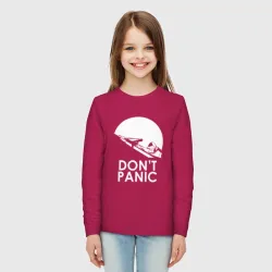 Детский лонгслив хлопок Don't Panic - фото 2
