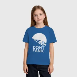 Детская футболка хлопок Don't Panic - фото 2