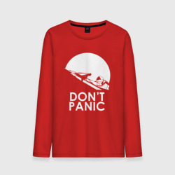 Мужской лонгслив хлопок Don't Panic