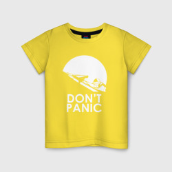 Детская футболка хлопок Don't Panic
