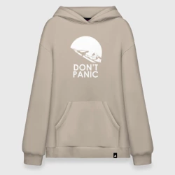 Худи SuperOversize хлопок Don't Panic