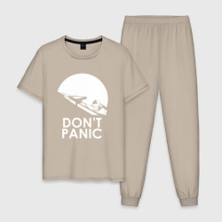 Мужская пижама хлопок Don't Panic