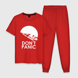 Мужская пижама хлопок Don't Panic