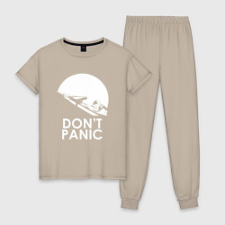 Женская пижама хлопок Don't Panic