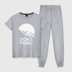 Женская пижама хлопок Don't Panic