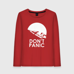 Женский лонгслив хлопок Don't Panic