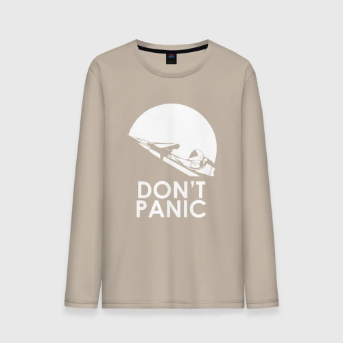 Мужской лонгслив хлопок Don't Panic