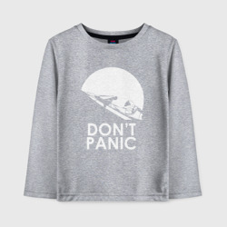 Детский лонгслив хлопок Don't Panic