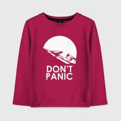 Детский лонгслив хлопок Don't Panic