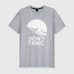 Мужская футболка хлопок Slim Don't Panic