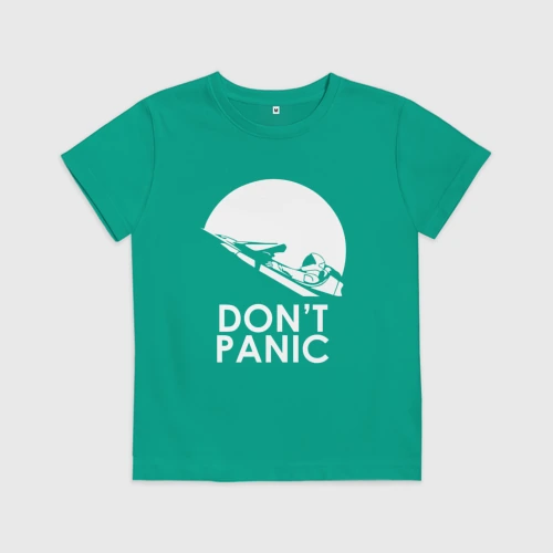 Детская футболка хлопок Don't Panic