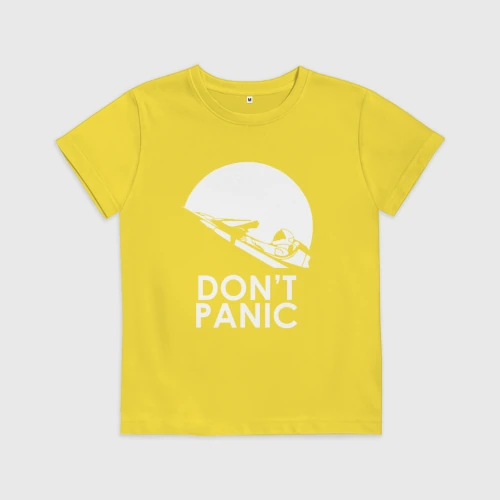 Детская футболка хлопок Don't Panic
