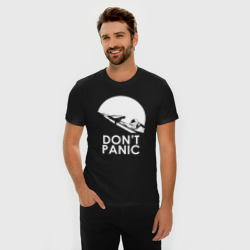 Мужская футболка хлопок Slim Don't Panic - фото 2