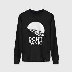 Женский свитшот хлопок Don't Panic