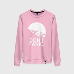 Женский свитшот хлопок Don't Panic