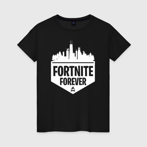 Женская футболка хлопок Fortnite Forever