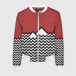 Женский бомбер 3D Твин Пикс