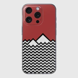 Чехол для iPhone 15 Pro Max силиконовый с защитой камеры Твин Пикс