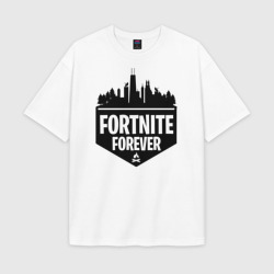 Мужская футболка Oversize хлопок texturе Fortnite Forever