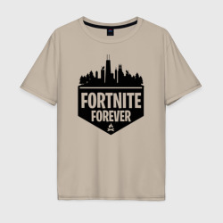 Мужская футболка хлопок Oversize Fortnite Forever