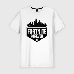 Мужская футболка хлопок Slim Fortnite Forever