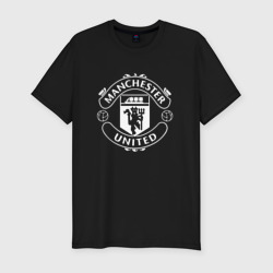 Мужская футболка хлопок Slim Manchester United