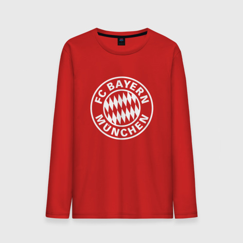Мужской лонгслив хлопок FC Bayern Munchen, цвет красный