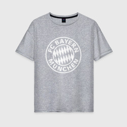 Женская футболка хлопок Oversize FC Bayern Munchen