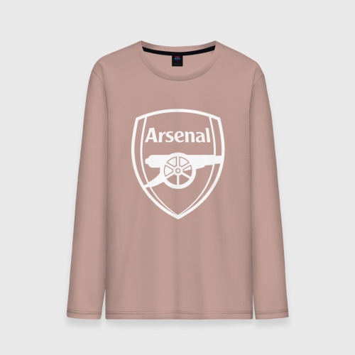 Мужской лонгслив хлопок Arsenal FC, цвет пыльно-розовый