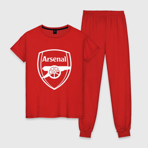 Женская пижама хлопок Arsenal FC, цвет красный